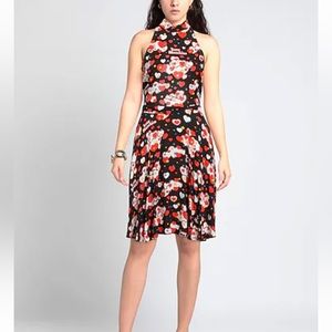 Love Moschino Black and Red Heart Dress